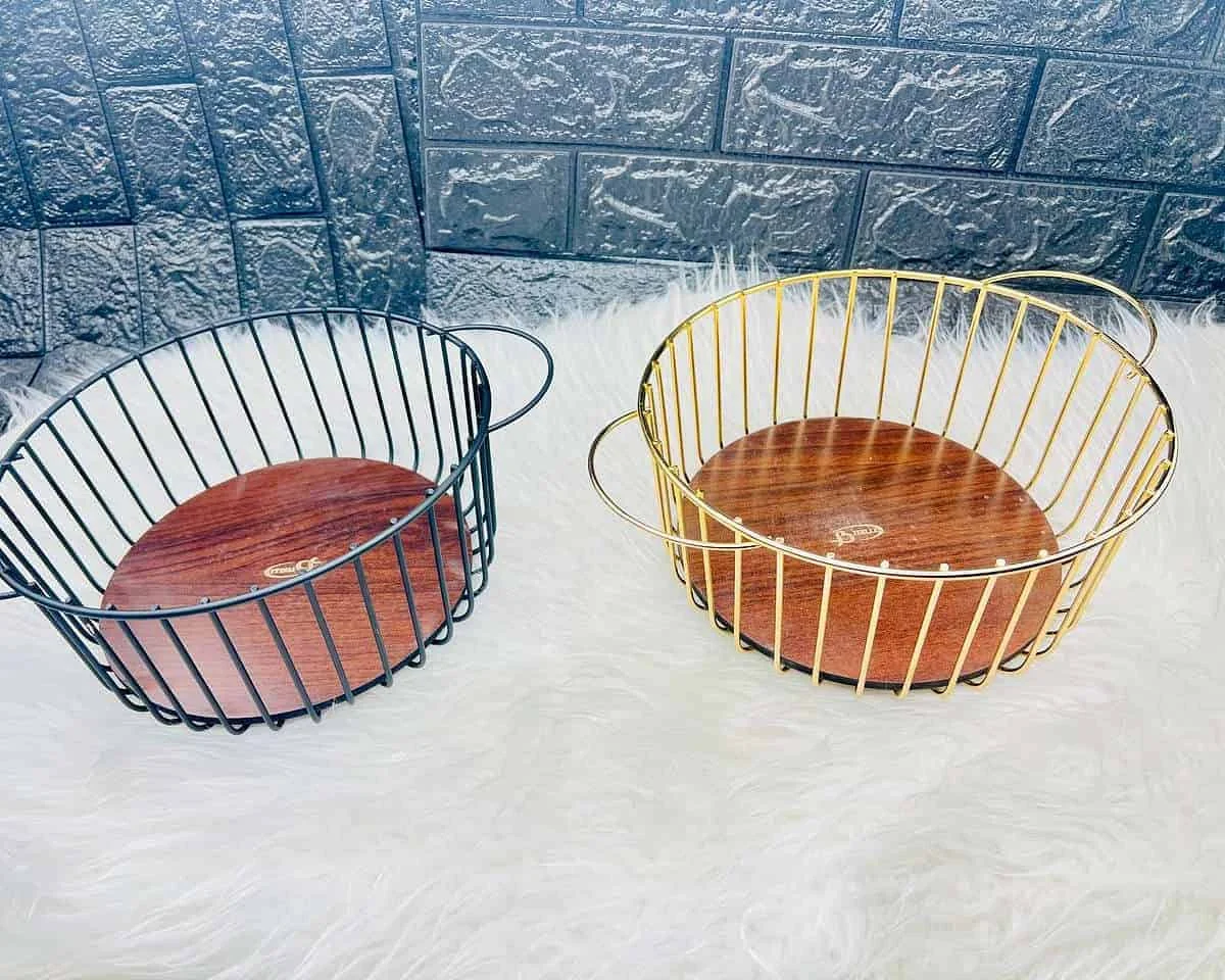سبد گرد کف چوبی  (DL)