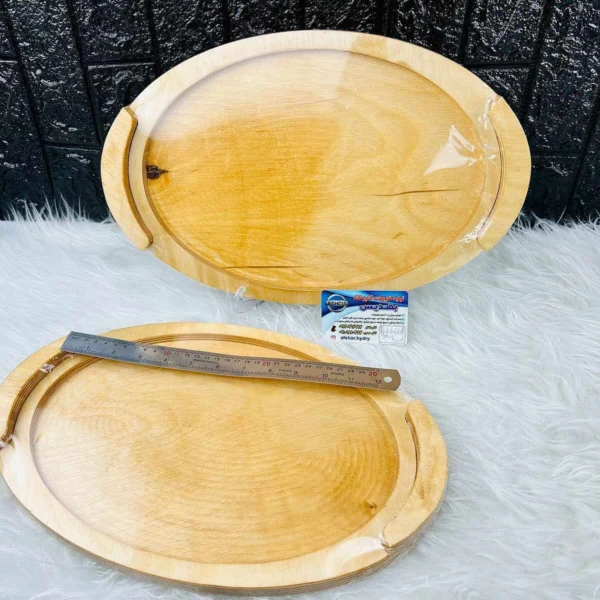 سینی چوبی بیضی متوسط جی آر