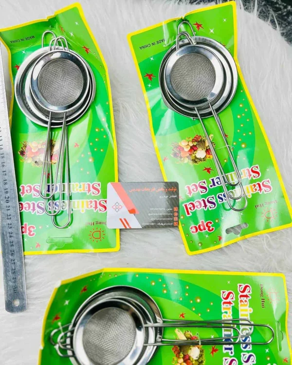 صافی چای دسته دار 3 عددی