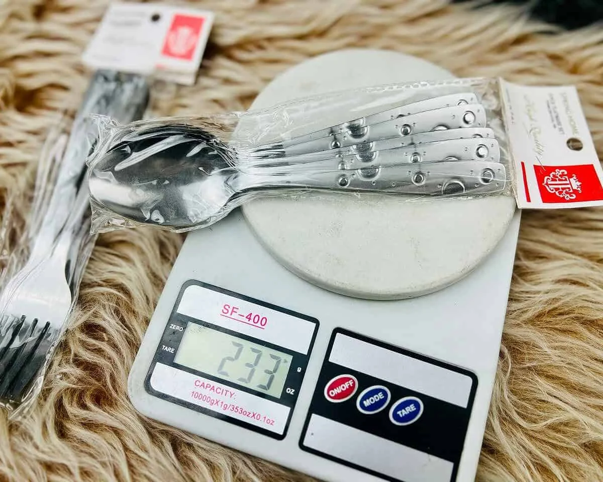 چنگال غذا خوری توپی