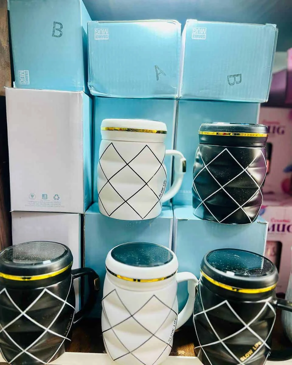 ماگ درب آینه اعلا مدل لوزی