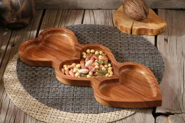 اردو خوری چوبی طرح قلب