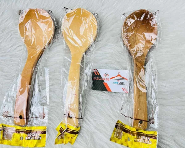 ملاقه چوبی تپل بزرگ