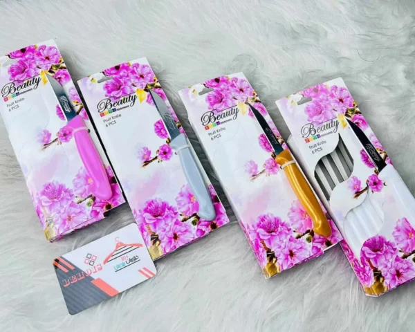 چاقو میوه خوری 6 عددی بیوتی
