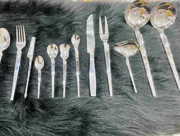 سرویس 146 پارچه نقره ای مات
