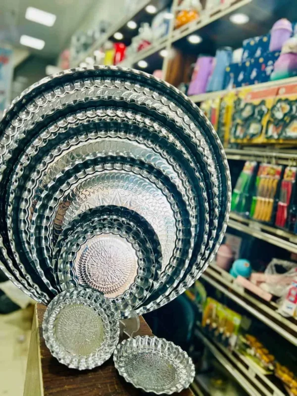 سینی کنگره گلدار سایز مینی